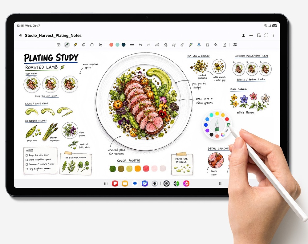 Tablet Samsung Galaxy Tab S12+ 12 GB / 256 GB + dotykové pero sivý Samsung Galaxy Tab S12+ je dodávaný vrátane S Pen