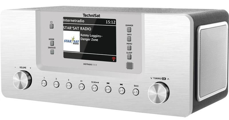 Internetové rádio s DAB+ TechniSat DIGITRADIO 574 IR, strieborné