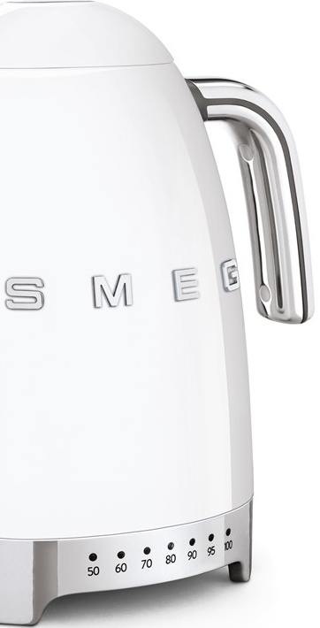 Rýchlovarná kanvica Smeg 50's Retro Style KLF04WHEU biela