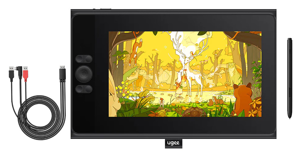 Grafický tablet UGEE UE12 s Full HD obrazovkou
