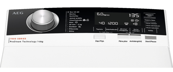 Práčka AEG ProSteam® 7000 LTR7C563DC biela Práčka AEG ProSteam® 7000 LTR7C563DC biela