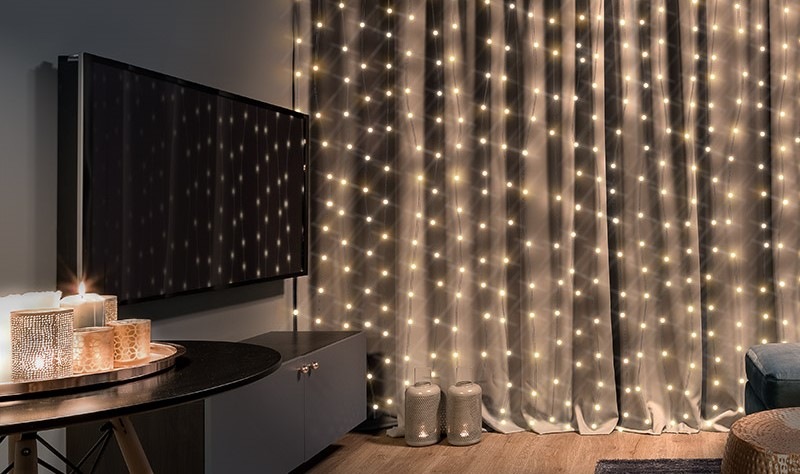 Vianočné osvetlenie Solight záves okenný, strieborný, 300x mini LED, časovač, 8 funkcií, USB Vianočné osvetlenie Solight záves okenný, strieborný, 300x mini LED, časovač, 8 funkcií, USB