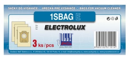 Vrecká pre vysávače Jolly 1 SBAG E (3 ks)