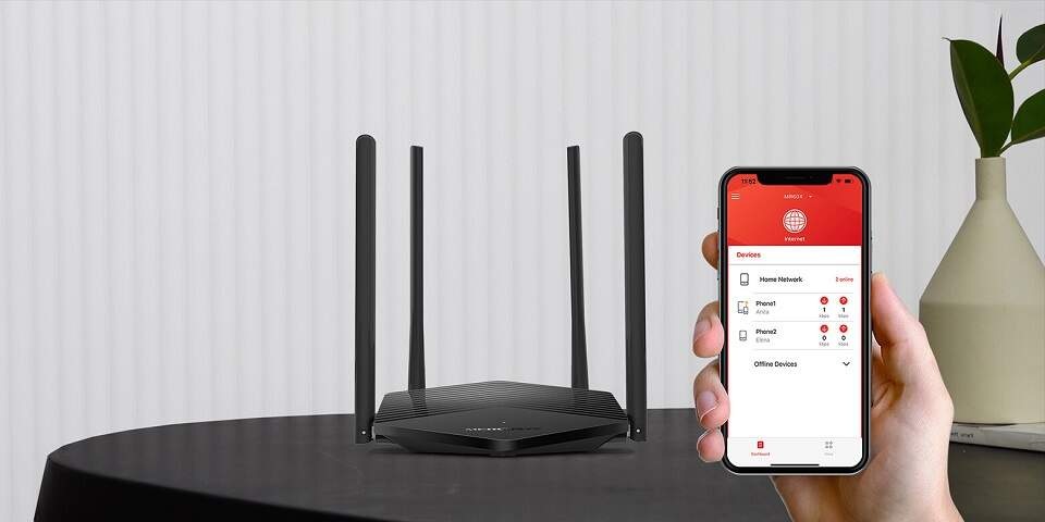 Router Mercusys MR60X čierny