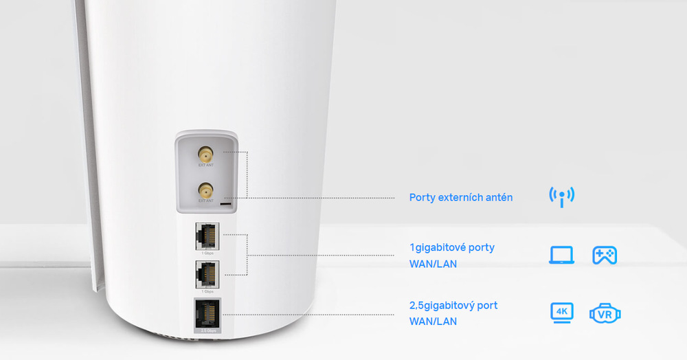 Kompletný Wi-Fi systém TP-Link Deco X50-5G biely