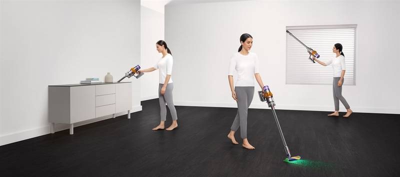 Tyčový vysávač Dyson V15 Detect Absolute 2023 strieborný