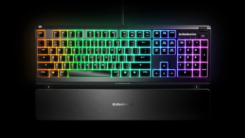 Klávesnica SteelSeries Apex 3 CZ čierna Klávesnica SteelSeries Apex 3 CZ čierna