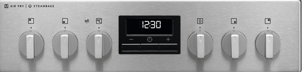 Sklokeramický sporák Electrolux LKR564255X nerez Ovládací panel sporáka Electrolux LKR564255X