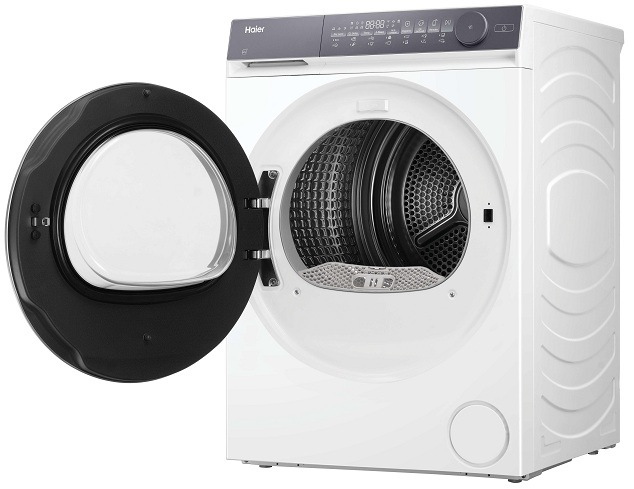 Sušička bielizne Haier HD80-C367TU1-S biela otvorená slim sušička haier HD80-C367TU1-S