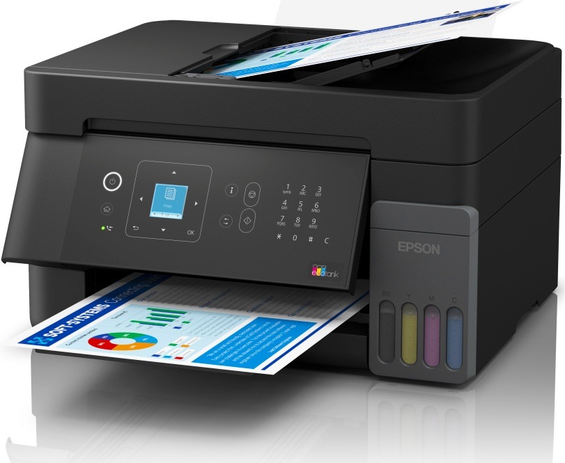 Farebná tlačiareň Epson EcoTank L5390 so zásobníkom až na 100 listov