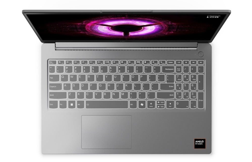 Detail klávesnice Lenovo LOQ 15ARP10E