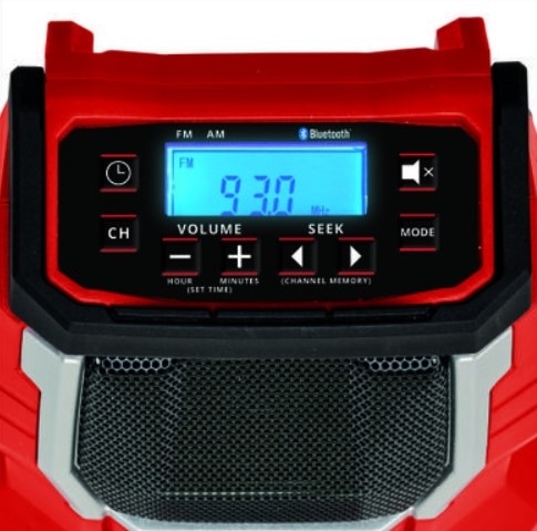 Einhell TC-RA 18 Li BT bez aku, červená/čierna