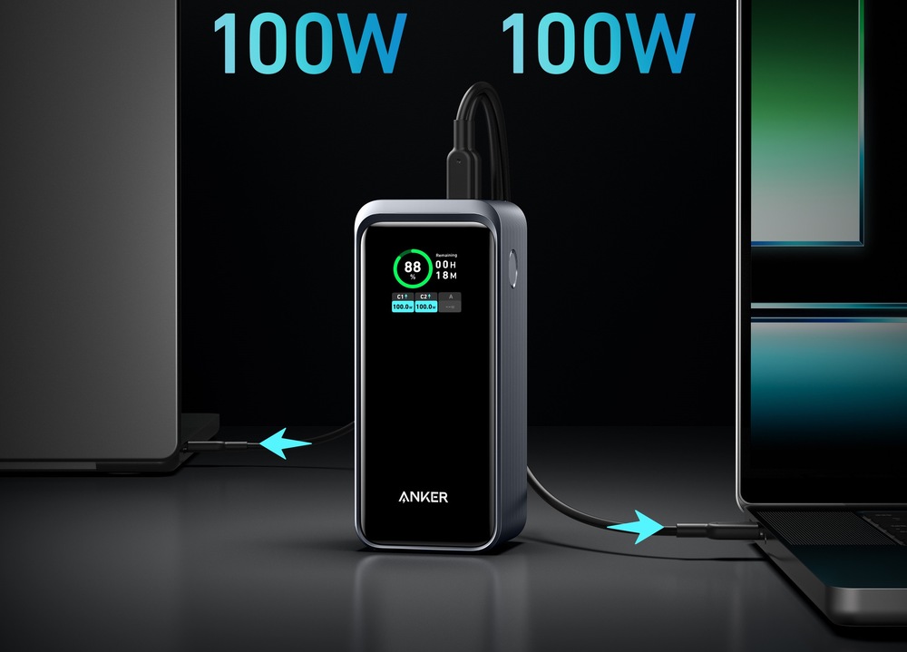 Powerbank Anker Prime, 20000 mAh, 200W čierny/sivý Anker Prime