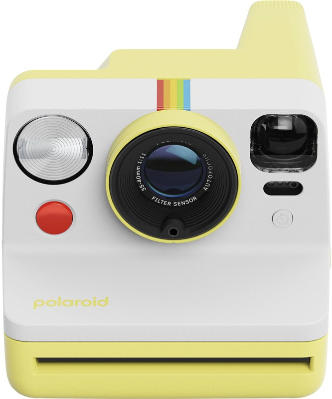 Instantný fotoaparát Polaroid Now 3. generácie, žltá farba