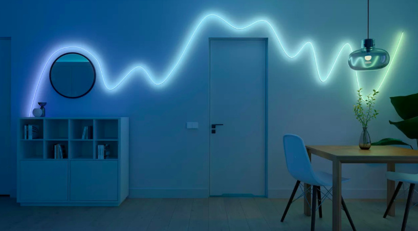 LED pásik Philips Hue Essential RGB, Neon, 5 m Detail LED pásky Philips Hue Essential RGB s plynulým rozptylom svetla