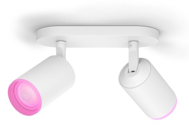 Bodové svietidlo Philips Hue Fugato White and Color Ambiance 2 Spot biele