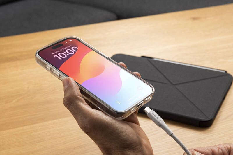 Kábel Epico Braided PD, USB-C / USB-C, 1.2m biely Kábel Epico Braided PD, USB-C/USB-C, 1.2m - biely