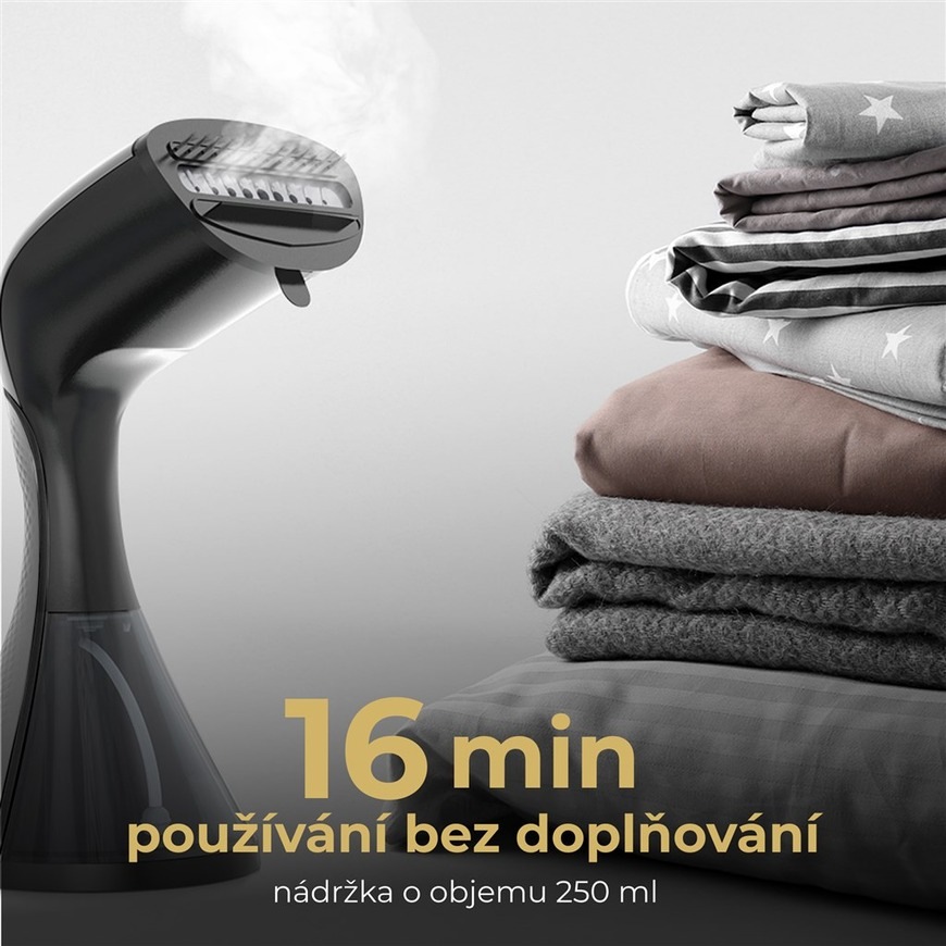 Ručný naparovač odevov AENO GS1 čierny/sivý AENO GS1