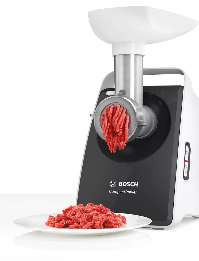 Mlynček na mäso Bosch CompactPower MFW3640A sivý/biely Mlynček na mäso Bosch CompactPower MFW3640A sivý/biely