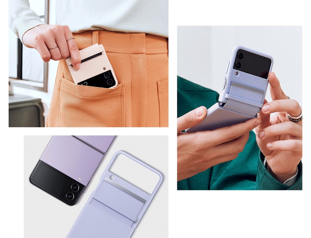 Kryt na mobil Samsung Galaxy Z Flip4 Flap Leather ružový Kryt na mobil Samsung Galaxy Z Flip4 Flap Leather ružový