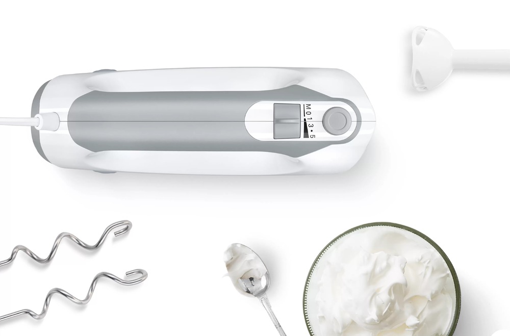 Ručný šľahač Bosch MFQ36440 sivý/biely