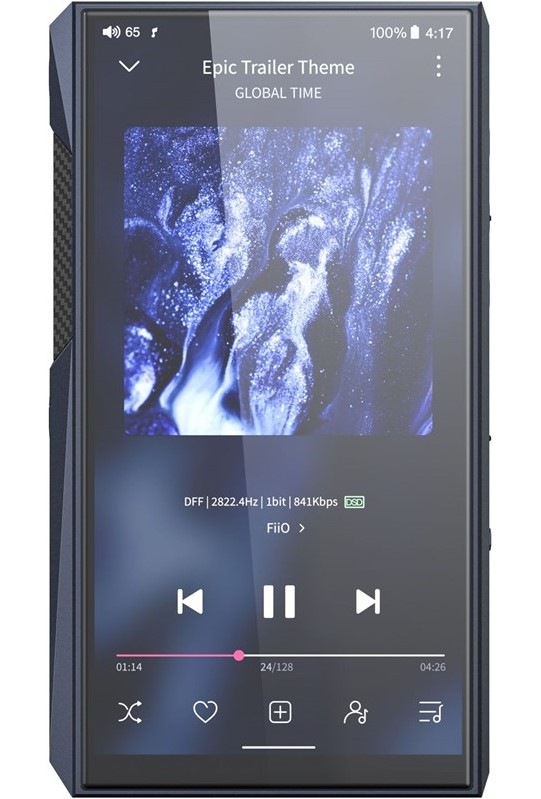 HiFi prenosný digitálny prehrávač FiiO M23 modrý