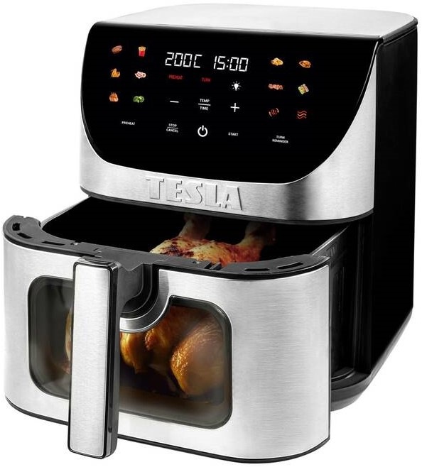 Fritéza teplovzdušná Tesla AirCook Q70 XXL WiFi Pro čierna/nerez Fritéza teplovzdušná Tesla AirCook Q70 XXL WiFi Pro čierna/nerez