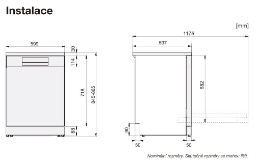 Gorenje GS643C90W, biela