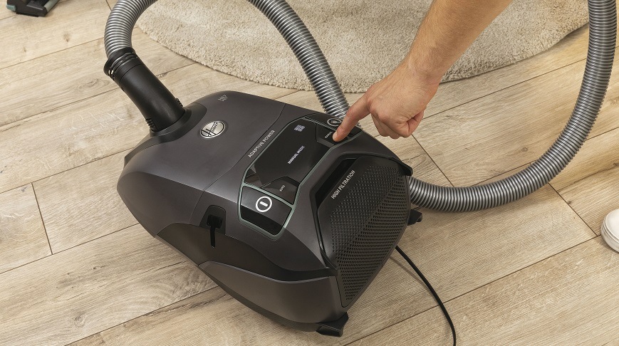 Podlahový vysávač Hoover HE7 HE721PAF 011 sivý/šalviová farba