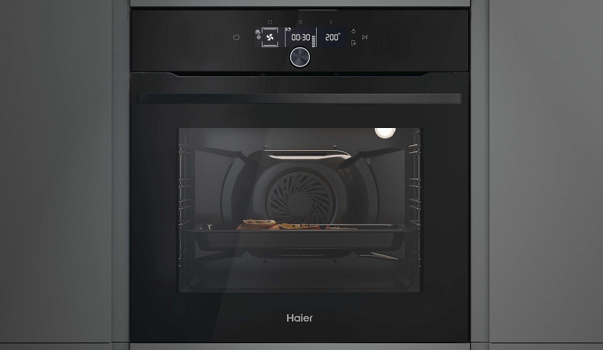 Rúra Haier HWO60SM4FK3BH čierna/sklo Rúra Haier HWO60SM4FK3BH čierna/sklo