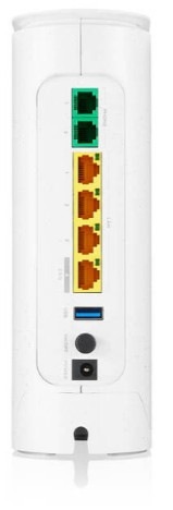 Router ZyXEL EE3301 WiFi 7 BE7200 2.5G biely Router ZyXEL EE3301 WiFi 7 BE7200 2.5G zo zadnej strany