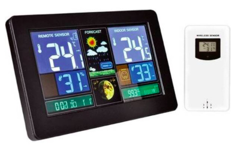 Meteorologická stanica Solight TE81 čierna Meteorologická stanica Solight TE81 čierna