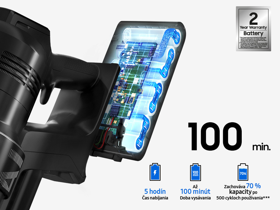 Tyčový vysávač Samsung BESPOKE JET AI VS28C9784QK/GE Tyčový vysávač Samsung BESPOKE JET AI VS28C9784QK/GE