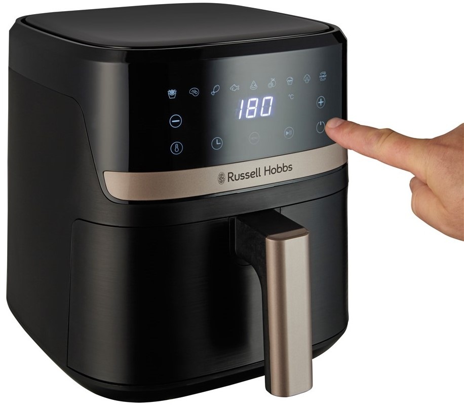 Fritéza teplovzdušná RUSSELL HOBBS Satisfry Air 27610-56, 4,3 l čierna
