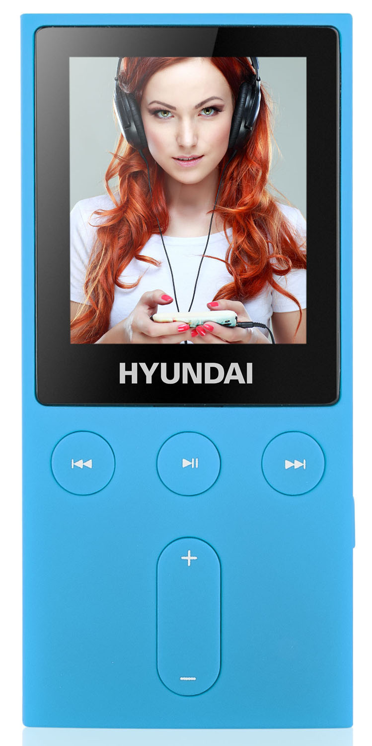 MP3 prehrávač Hyundai MPC 501 GB4 FM BL modrý MP3 prehrávač Hyundai MPC 501 GB4 FM BL modrý