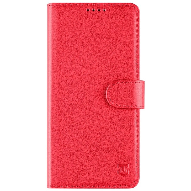 Puzdro na mobil flipové Tactical Field Notes na Xiaomi Redmi 15 4G/5G - červené