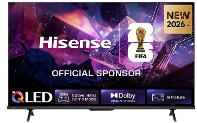 Televízia Hisense 50E7S PRO s farbami na displeji