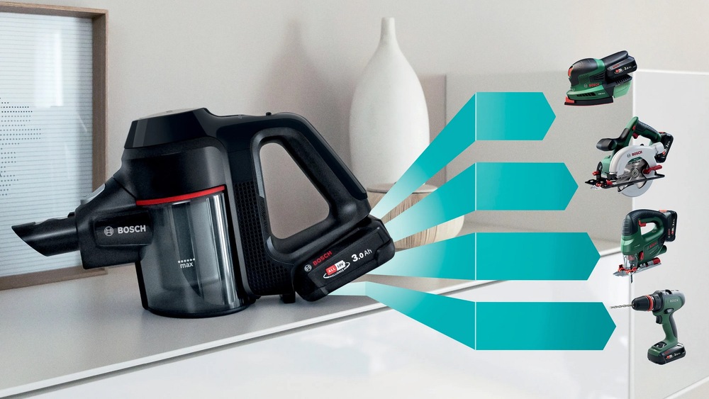 Tyčový vysávač Bosch Unlimited 7 BCS712XXL (s batériou) čierny