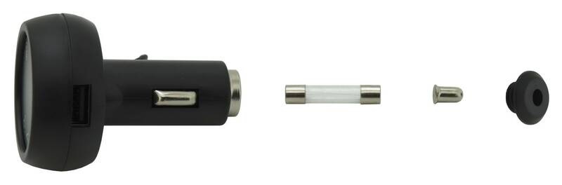 Zásuvka Compass 07427 MULTI - USB, voltmetr, teploměr Zásuvka Compass 07427 MULTI - USB, voltmeter, teplomer