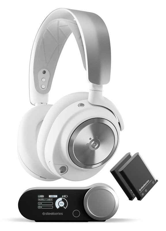 Headset SteelSeries Arctis Nova Pro Wireless biely Headset SteelSeries Arctis Nova Pro Wireless biely