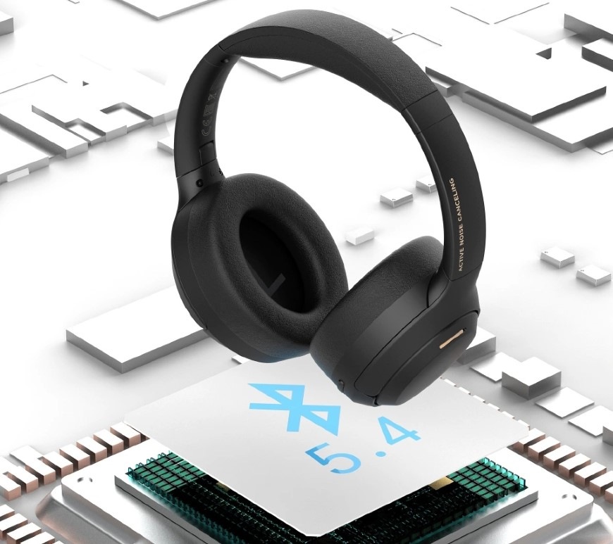 Slúchadlá HONOR Choice Pro čierna Detail Bluetooth čipu a slúchadlá HONOR Choice Pro