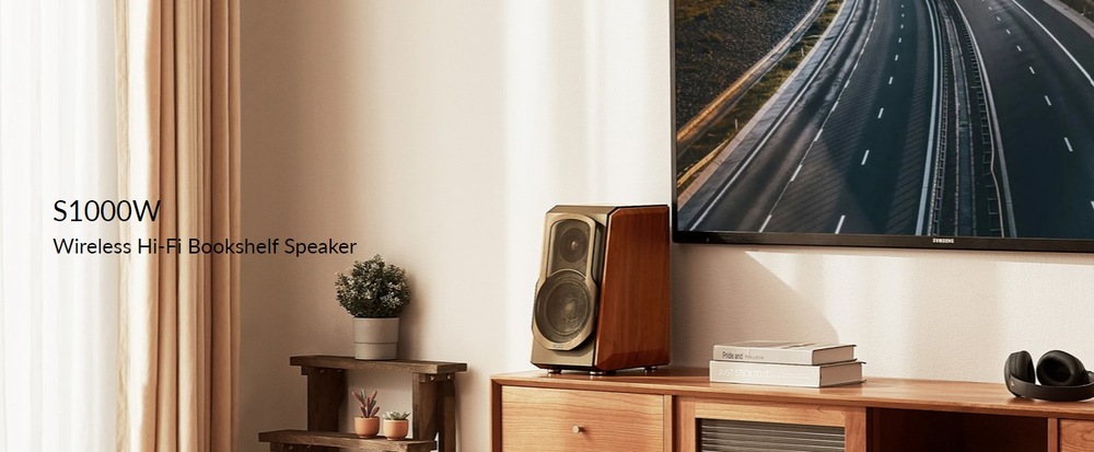 Reproduktory Edifier S1000 W,WI-FI (2 ks) hnedé