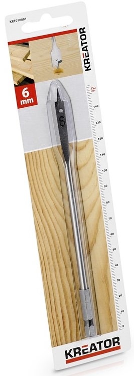 Vrták Kreator KRT010801, do dreva 6 × 152 mm