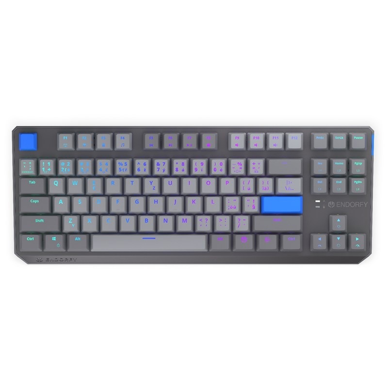 Klávesnica ENDORFY Thock V2 TKL Wireless CZ sivá