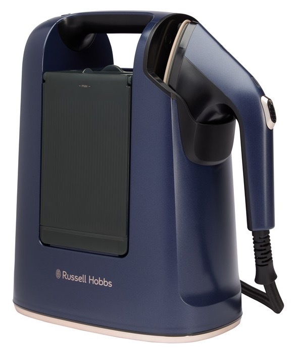 Ručný naparovač odevov RUSSELL HOBBS 27600-56 Steam Genie Maestro 2v1 modrý
