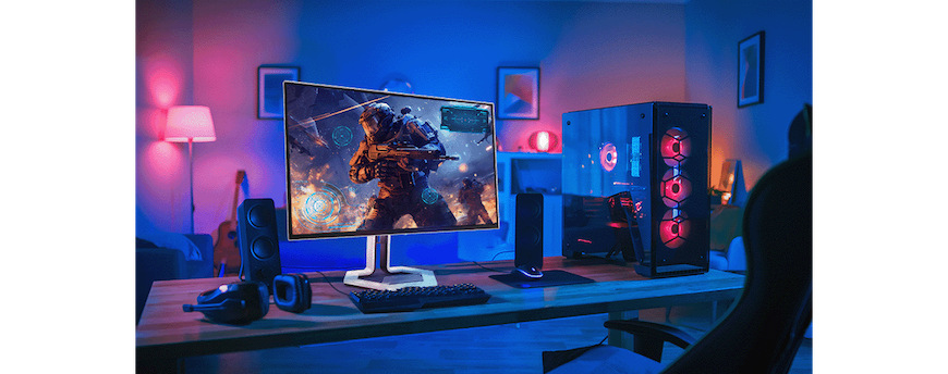 26,5-palcový UHD displej poskytuje ultra ostrý obraz a minimálne rušivé vplyvy