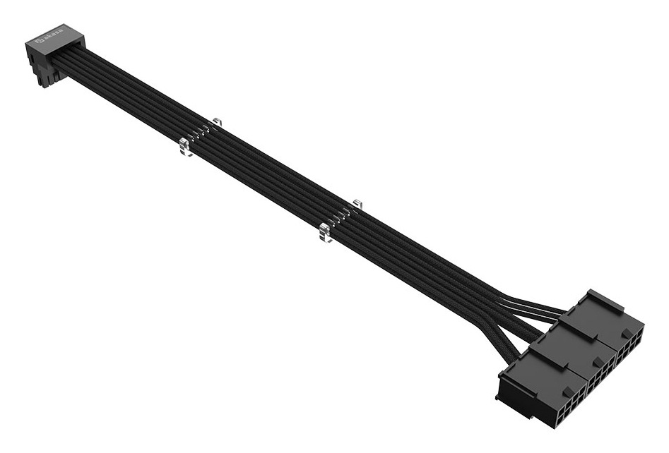 Adaptér AKASA G-Nexus PX24, 90° 12VHPWR Adapter Cable, 12+4P male na 3x 8P female, 30cm čierny AKASA G-Nexus PX24 je dimenzovaný pre výkon až 600 W