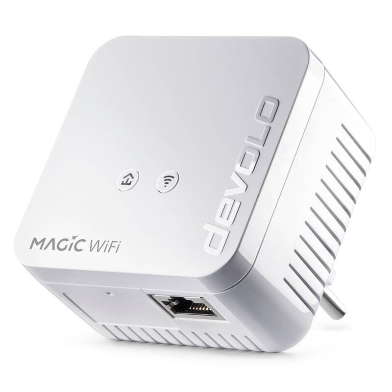 Sieťový rozvod LAN po 230V Devolo Magic 1 WiFi mini, rozšírenie 1ks