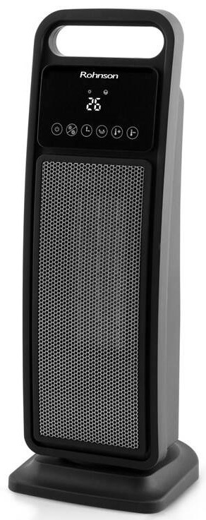Teplovzdušný ventilátor Rohnson R-8069 čierny