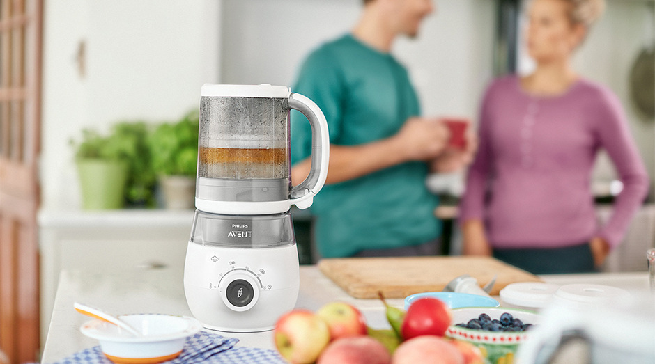 Parný varič + mixér Philips Avent SCF885/01 biely